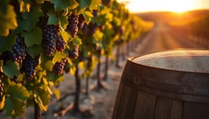 Experience clarksburg wineries with vibrant vineyards and tranquil sunset in Clarksburg.