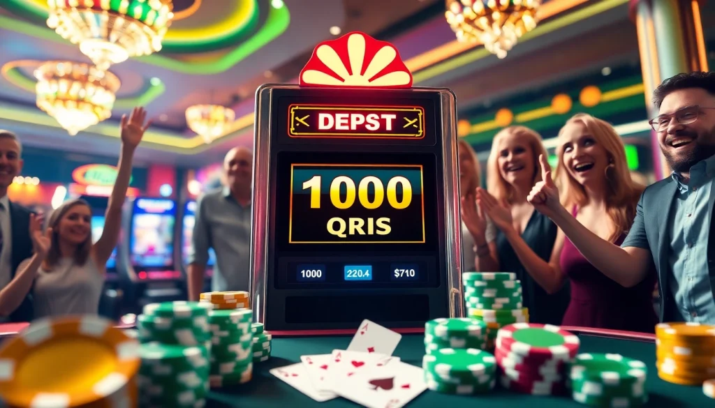 Rasakan sensasi kemenangan besar dengan slot deposit 1k dalam suasana kasino yang hidup.