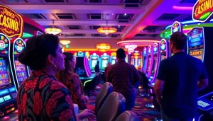 Pinco Casino demo oynamaq imkanları ilə dolu canlı bir casino ortamı.