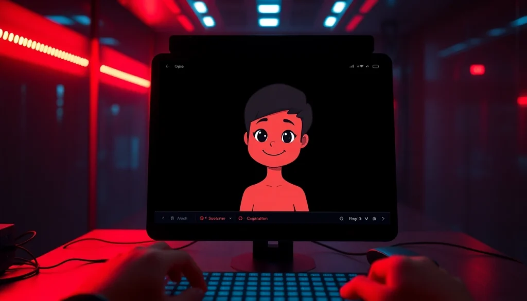 Engaging chat with an NSFW character AI on a modern digital interface.