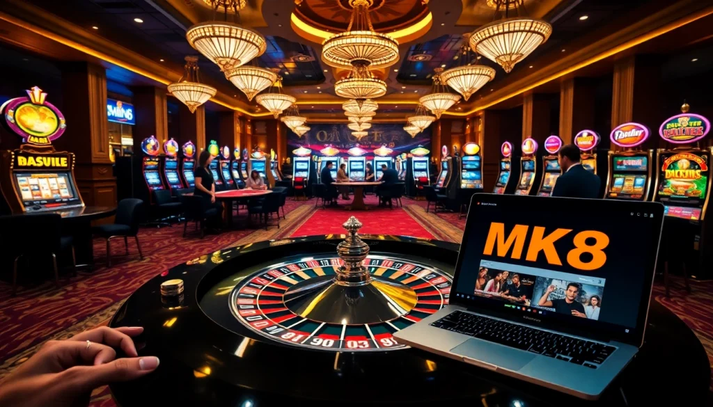 Experience the thrill of winning at https://mk8th.net/ with luxurious casino elements and vibrant gaming action.