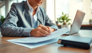 Fill out the eta uk application form with careful attention in a modern workspace.