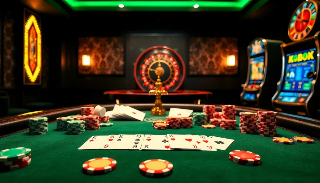 Experience the excitement of nhà cái mm88 with vibrant casino elements and thrilling atmosphere.