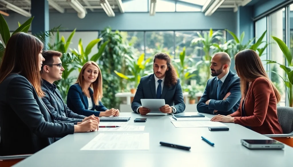 Visualizing the AI first warranty company through a dynamic office scene filled with innovation and teamwork.