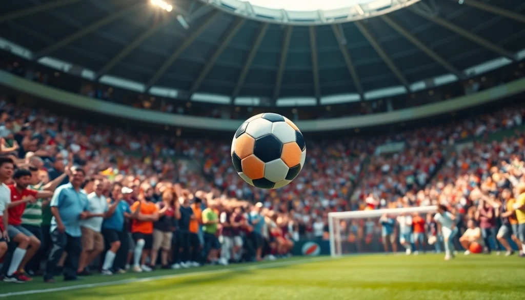 ทีเด็ดบอล วิเคราะห์ที่สนามฟุตบอลในบรรยากาศน่าตื่นเต้นและมีสีสัน