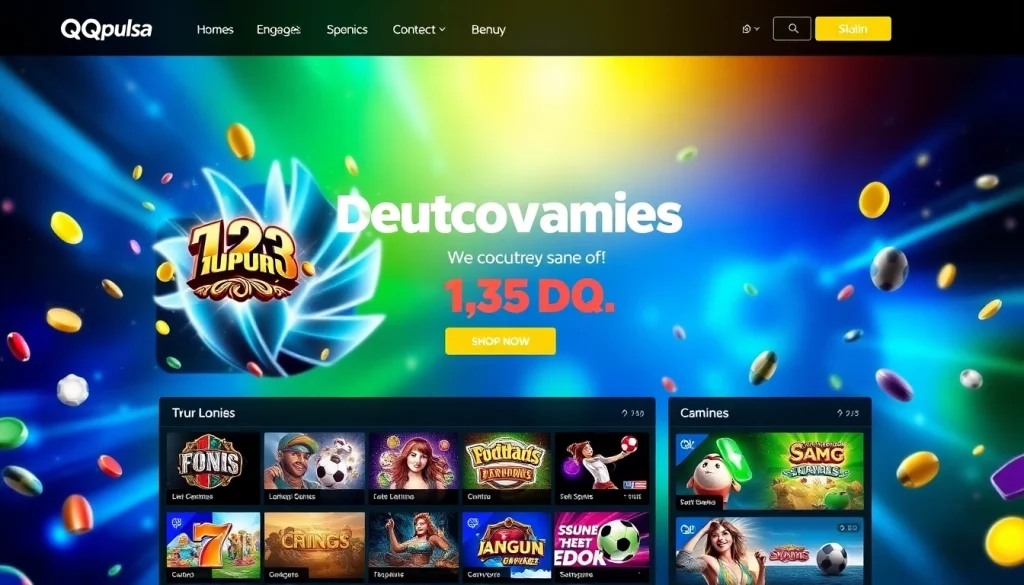 Mengakses platform qqpulsa dengan grafis menarik dan desain interaktif untuk pengalaman bermain yang lebih baik.