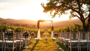Experience Clarksburg Wedding Venues with enchanting outdoor settings and beautiful vineyards.