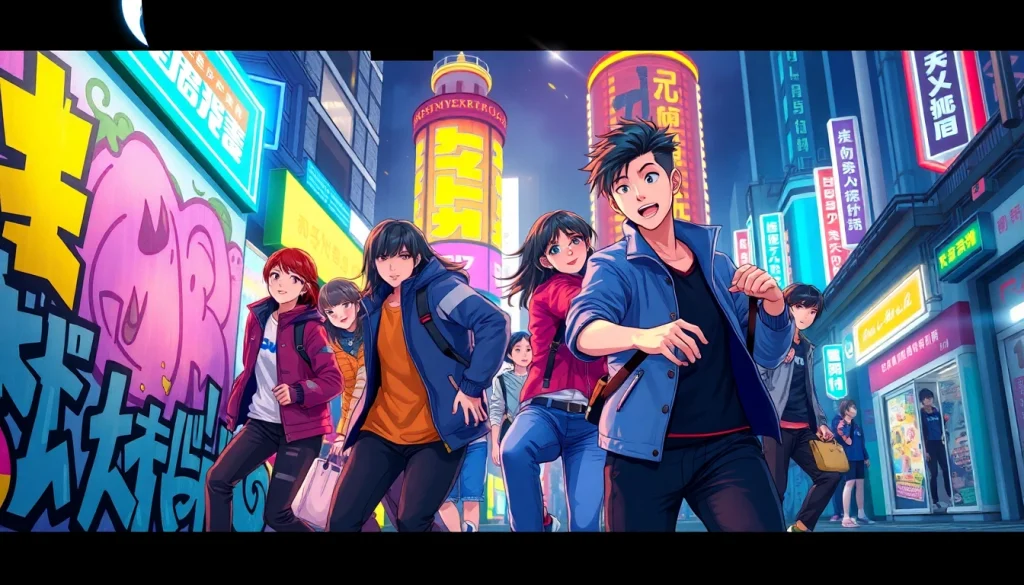 웹툰에서 다양한 장르의 뉴토끼 캐릭터들이 생동감 넘치게 표현된 일러스트