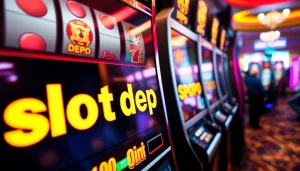 Menggoda pemain dengan slot depo 1k di mesin slot berwarna cerah yang hidup.