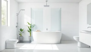 Genießen Sie die elegante sonni Duschkabine 80x80 in einem modernen Badezimmer mit entspannender Atmosphäre.