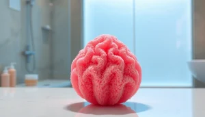 Enhance your bathing experience with the best silicone loofah featuring vibrant colors and smooth texture.