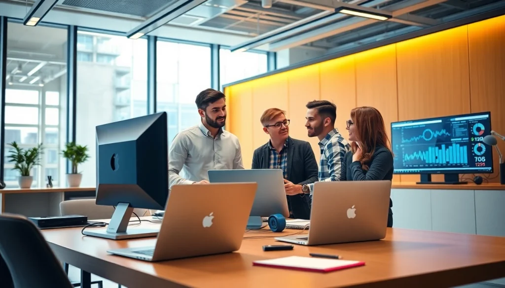 zirvegrupbilgisayar modern ofis ortamında yenilikçi IT çözümleri sunuyor.