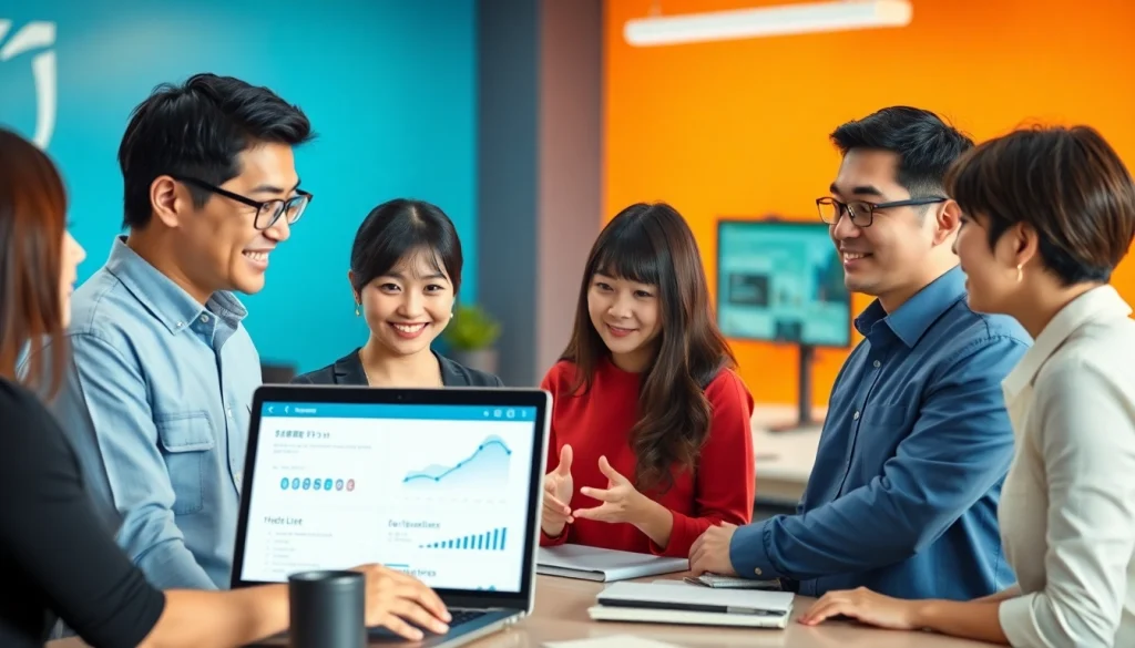 フォロワー買う日本人のためのソーシャルメディアマーケティングのシーン。