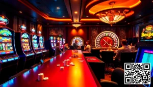 Experience excitement at slot depo 5k with vibrant casino games and players engaged.