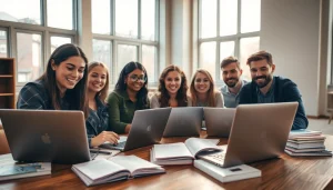 Engaged students utilizing remote exam assistance during a collaborative online study session.