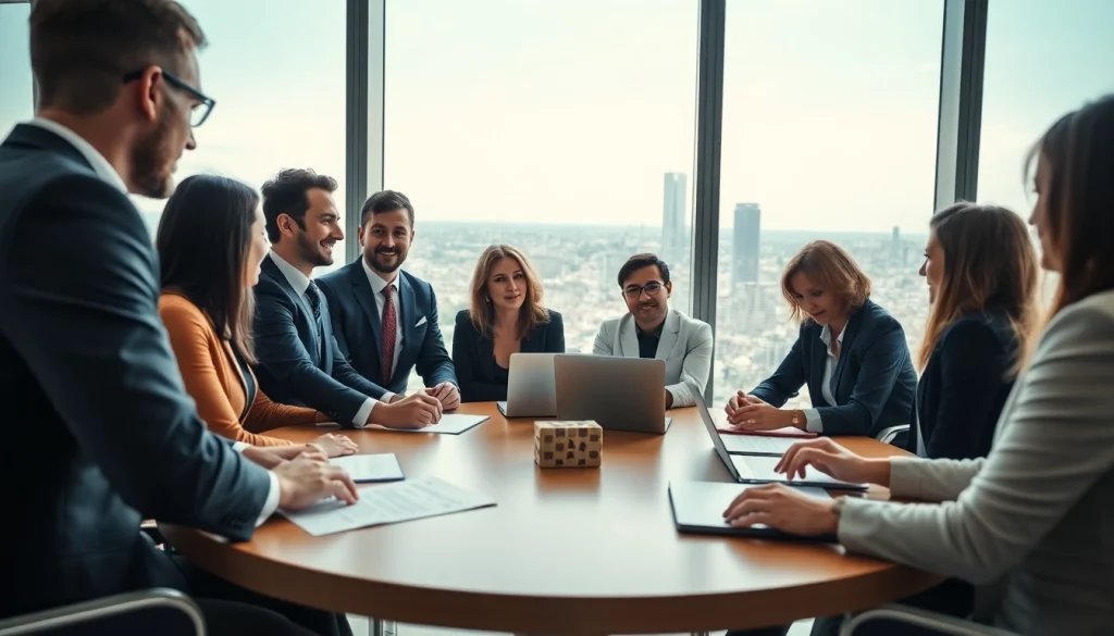 Discussing luxembourg soparfi benefits in a modern business meeting.