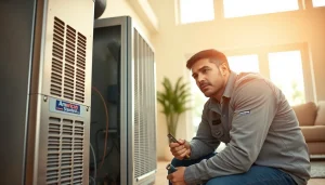 Serving clients as an expert american standard hvac dealer with precision in a cozy home environment.
