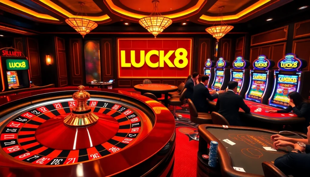 Experience the thrill of winning at LUCK8 with vibrant casino games and exciting betting opportunities.