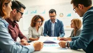 Team brainstorming strategies for Acquisition Planning in a modern office setting.