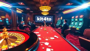 Rasakan sensasi kit4D Toto di kasino mewah dengan roda roulette yang berwarna-warni dan meja poker.