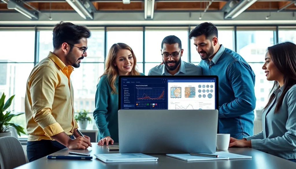 Build your website in 7 days Essex with a professional team in a bright office setting.